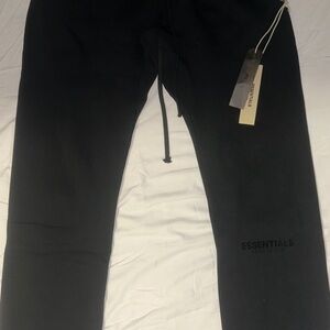 Essentials Men's Black Joggers